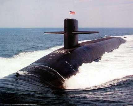 submarine poster navy ballistic missile